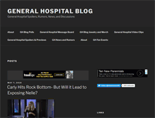 Tablet Screenshot of generalhospitalblog.com